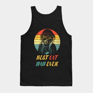 Best Cat Dad Ever Club 9 Tank Top